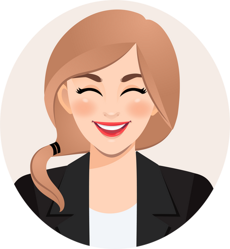 Smiling business woman PNG